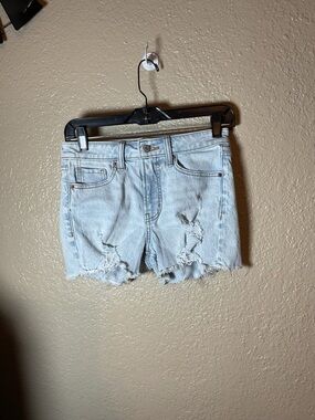 Old Navy Shorts High Rise OG Straight Distressed Shorts Size 0